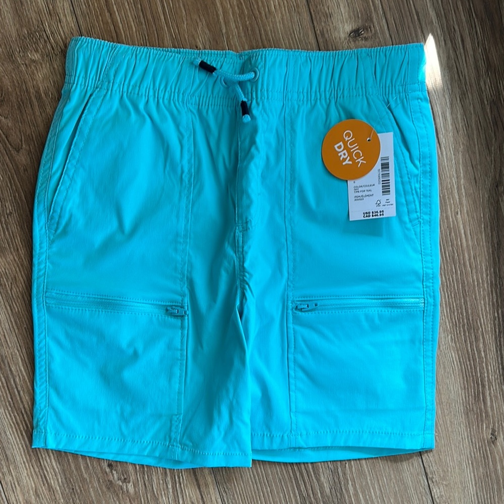Boys Quick Dry Pull On Shorts - Little Essentials - Blue